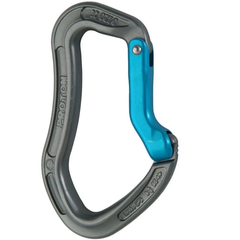 Wild Country Proton Bent Gate Moschettone Arrampicata Leva Curva 4 Wild Country Proton Bent Gate Moschettone Arrampicata Leva Curva - immagine 2