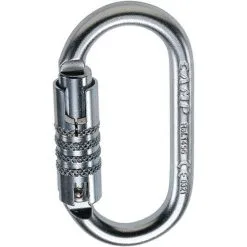 CAMP Oval Pro 3Lock Moschettone Triplo Movimento Per Lavori In Quota