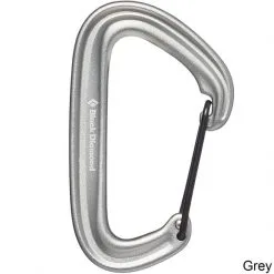 BD Black Diamond Litewire Moschettone Arrampicata -negozio di attrezzature per il fitness 210234 1003 litewirecarabiner gray min