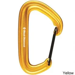 BD Black Diamond Litewire Moschettone Arrampicata -negozio di attrezzature per il fitness 210234 7003 litewirecarabiner yellow min