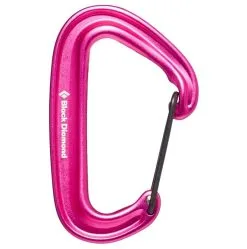 BD Black Diamond Miniwire Moschettone Arrampicata -negozio di attrezzature per il fitness 210235 6015 miniwirecarabiner ultrapink 1 2