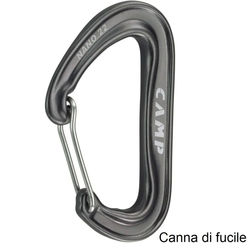 CAMP Nano 22 Moschettone Arrampicata 6 CAMP Nano 22 Moschettone Arrampicata - immagine 4