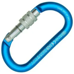 Kong Oval Alu Classic Screw Sleeve Moschettone Ovale Speleo -negozio di attrezzature per il fitness 730a1cyan big