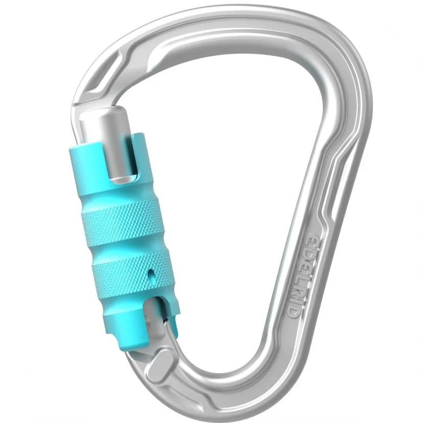 Edelrid HMS Strike Triple II Moschettone Arrampicata Triplo Movimento 5 Edelrid HMS Strike Triple II Moschettone Arrampicata Triplo Movimento - immagine 3