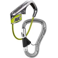 Edelrid Jul² Belay Kit Bulletproof Belay Eco Assicuratore + Moschettone Arrampicata