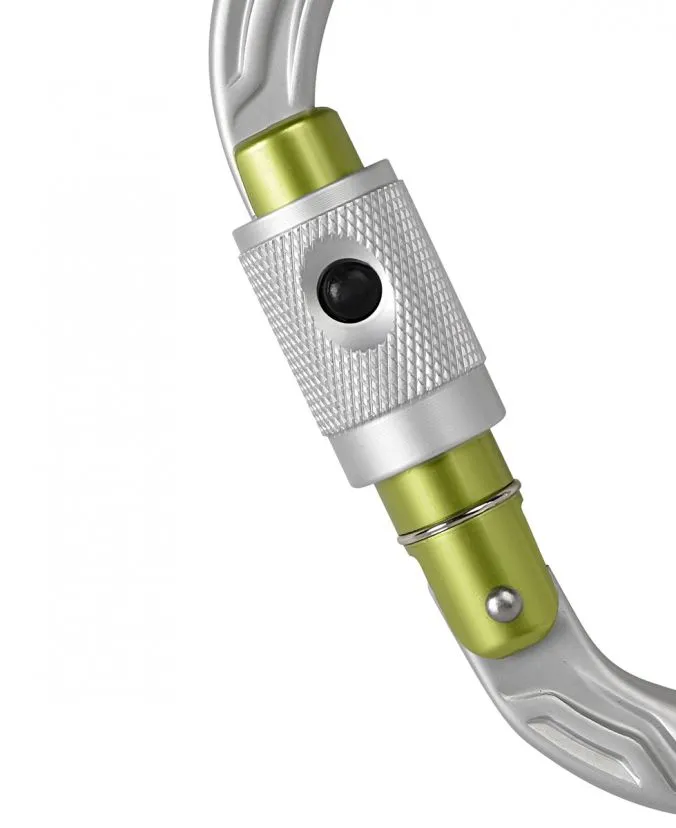 Edelrid Oval Power 2500 Permalock Moschettone A Ghiera Arrampicata 4 Edelrid Oval Power 2500 Permalock Moschettone A Ghiera Arrampicata - immagine 2