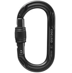 Edelrid Oval Power 2500 Screw II Moschettone A Ghiera Arrampicata -negozio di attrezzature per il fitness 88265 017a
