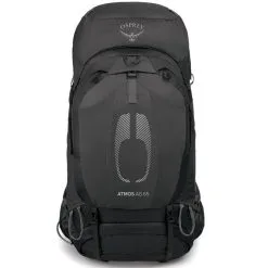 Osprey Atmos AG 65 Zaino Trekking 15 Osprey Atmos AG 65 Zaino Trekking -negozio di attrezzature per il fitness atmosag65 s22 front black 1 2