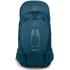 Osprey Atmos AG 65 Zaino Trekking 17 Osprey Atmos AG 65 Zaino Trekking -negozio di attrezzature per il fitness atmosag65 s22 front ventureblue 1 2