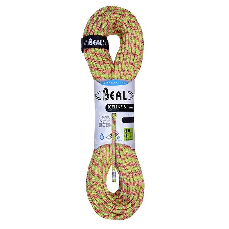 Beal Ice Line 8.1 Mm Unicore Golden Dry Mezza Corda Arrampicata 4 Beal Ice Line 8.1 Mm Unicore Golden Dry Mezza Corda Arrampicata - immagine 2