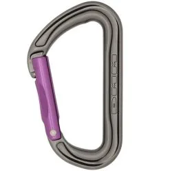 DMM Shadow Straight Gate Moschettone Arrampicata -negozio di attrezzature per il fitness c63 12017 a301 shadow straight gate carabiner purple