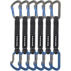 DMM Shadow 6-pack Rinvio Rinvii Arrampicata -negozio di attrezzature per il fitness c63 12276 a306bl 18p6 shadow quickdraw 18cm 6 pack