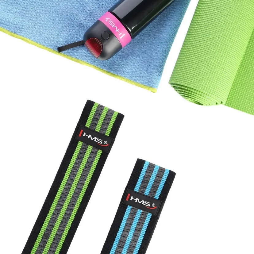 HMS Hip Band Set 2in1 Elastici Ad Anello Allenamento 7 HMS Hip Band Set 2in1 Elastici Ad Anello Allenamento - immagine 5