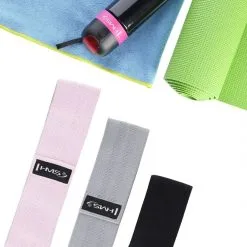 HMS Hip Band Set 3w1 Elastici Ad Anello Allenamento -negozio di attrezzature per il fitness hb21 set maxi 05 min