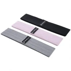 HMS Hip Band Set 3w1 Elastici Ad Anello Allenamento -negozio di attrezzature per il fitness hb21 set maxi 07 min