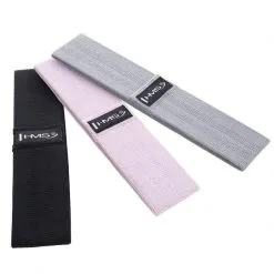 HMS Hip Band Set 3w1 Elastici Ad Anello Allenamento -negozio di attrezzature per il fitness hb21 set maxi 08 min