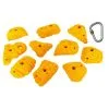 Smog Set Tacche 08 - 10 Prese Arrampicata -negozio di attrezzature per il fitness set 10p gialle 2