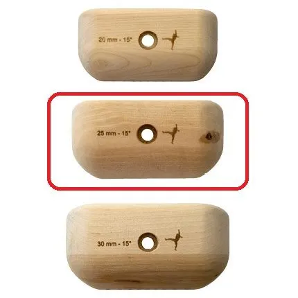 Metolius Wood Grips Edge 15° Set 6 Prese Arrampicata 7 Metolius Wood Grips Edge 15° Set 6 Prese Arrampicata - immagine 5