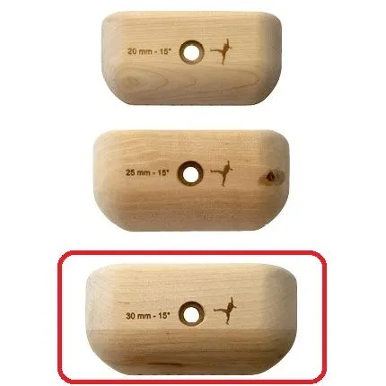 Metolius Wood Grips Edge 15° Set 6 Prese Arrampicata 8 Metolius Wood Grips Edge 15° Set 6 Prese Arrampicata - immagine 6