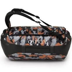 Osprey Transporter Duffel 40 Borsa Zaino Viaggio -negozio di attrezzature per il fitness web 0285 transporterduffel40 f21 front blackorangecamo