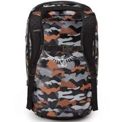 Osprey Transporter Duffel 40 Borsa Zaino Viaggio -negozio di attrezzature per il fitness web 0288 transporterduffel40 f21 back blackorangecamo