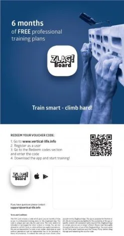 Zlagboard Zlagboard.Pro Trave Arrampicata -negozio di attrezzature per il fitness zlagboard pro voucher 1